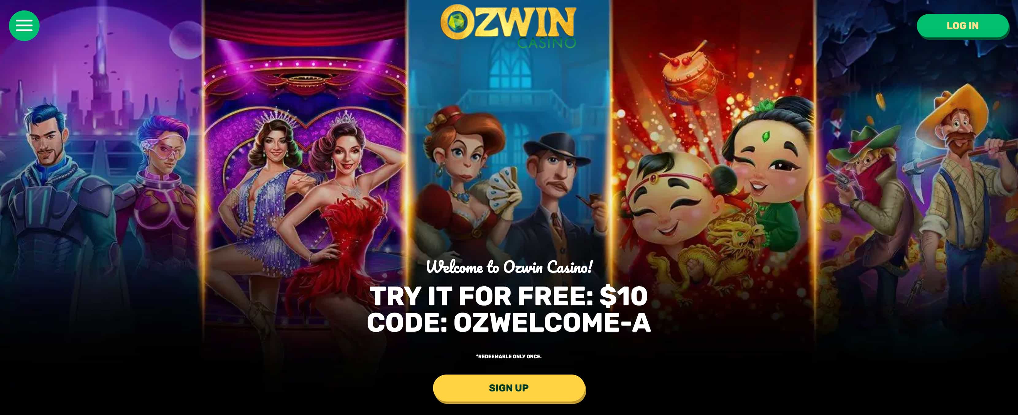 Ozwin Casino Login